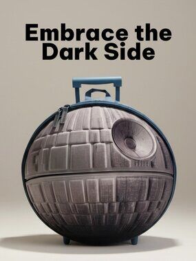 Disney Store Star Wars Death Star Rolling Suitcase Kids Carry On Luggage